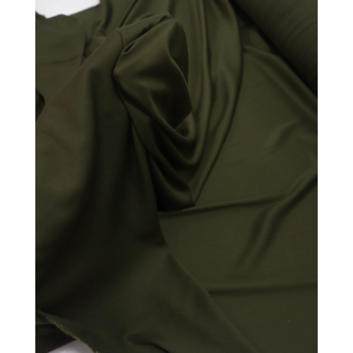 Tecido Viscose Acetinada Verde Militar