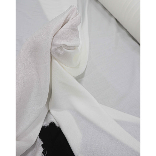 Tecido Crepe de Viscose Offwhite