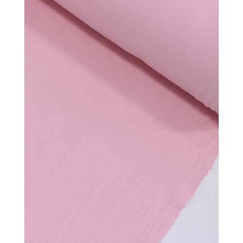 Tecido Crepe Duna Rosa Bebê
