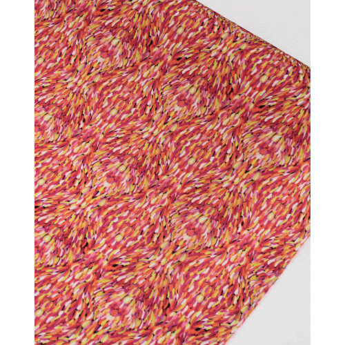 Tecido Viscose Premium Micro Pinceladas Coloridas