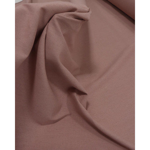 Tecido Linho Misto Rústico Rosé Gold