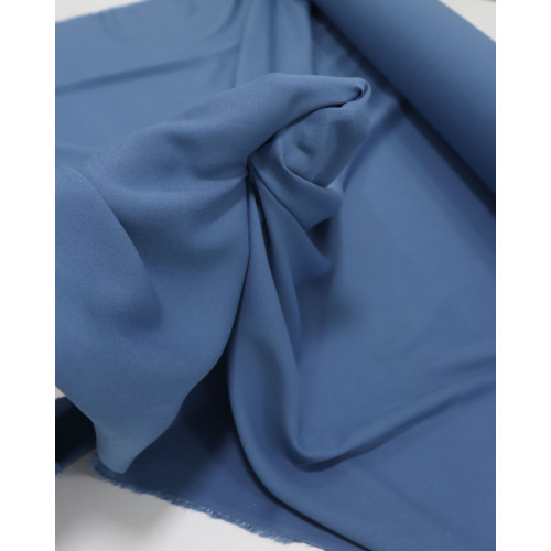 Tecido Viscose Sarjada Azul Cadete