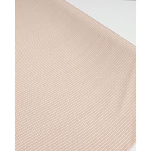 Tecido Viscose Risca de Giz Nude