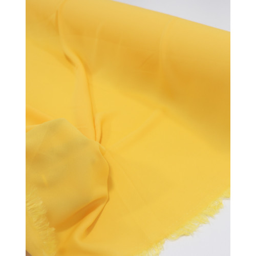 Tecido Crepe GGT Amarelo Gema