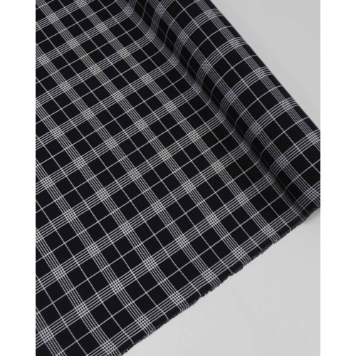 Tecido Viscose Xadrez Duplo Branco e Preto