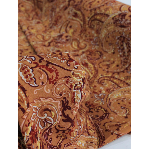 Tecido Viscose Texturizada Cashmere Tons Terrosos
