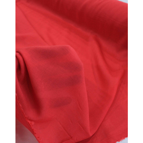 Tecido Cambraia de Viscose Vermelho