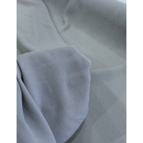 Tecido Crepe Chiffon Cinza 