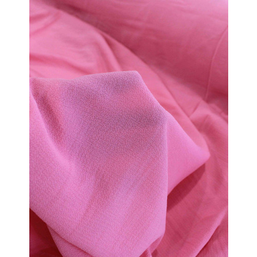 Tecido Crepe Bubble com Elastano Rosa Chiclete