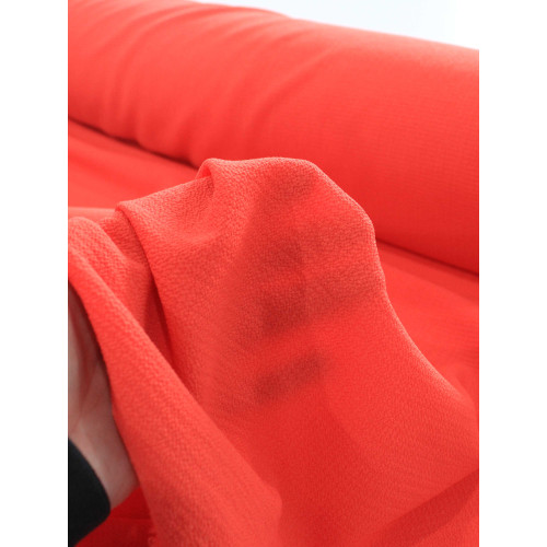 Tecido Crepe Bubble com Elastano Coral 