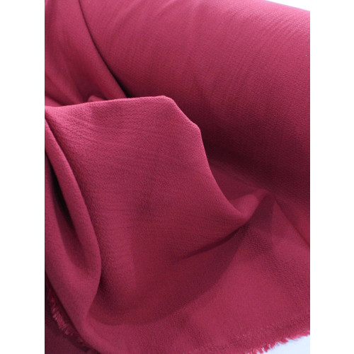 Tecido Crepe Bubble com Elastano Vinho