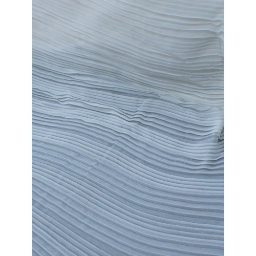 Tecido Crepe Plissado Branco