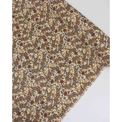 Tecido Veludo Cotelê Italiano Cashmere Dourado