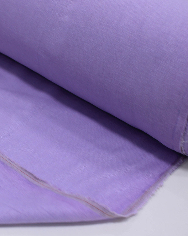 Tecido Linho Misto Rústico com Elastano Lilás