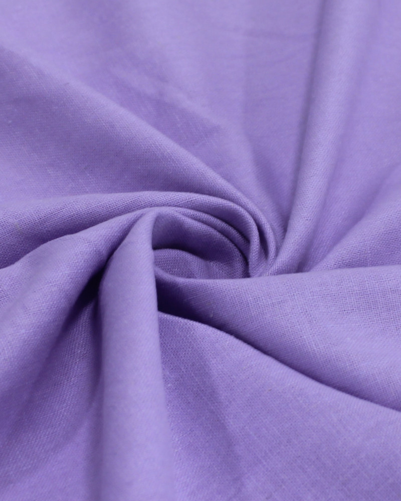 Tecido Linho Misto Rústico com Elastano Lilás