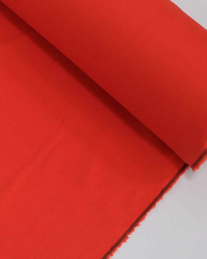 Tecido Linho Misto Rústico com Elastano Vermelho Vivo (2.6m)