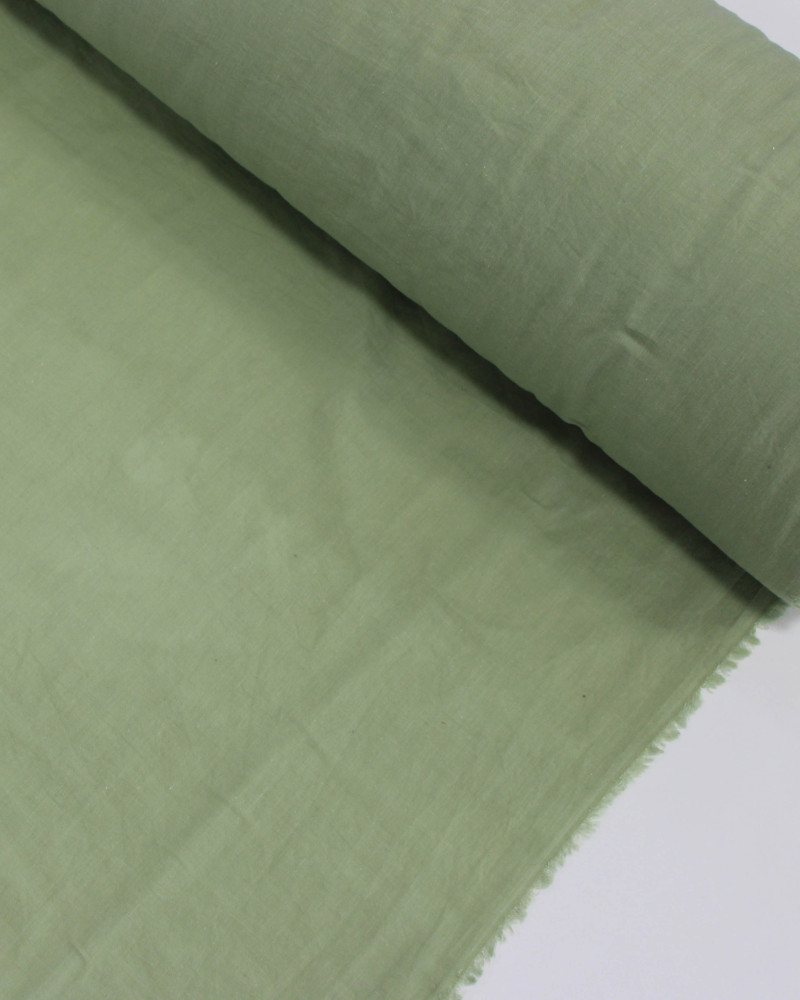 Tecido Tricoline Mista Verde Menta