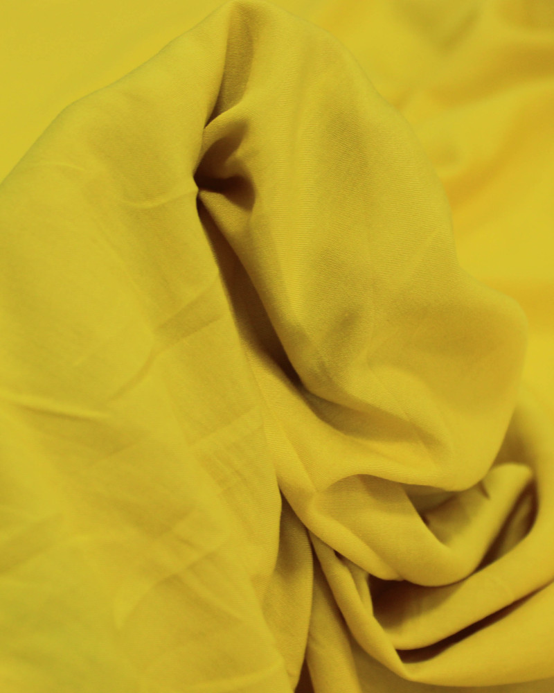 Tecido Viscose Amarelo Canário