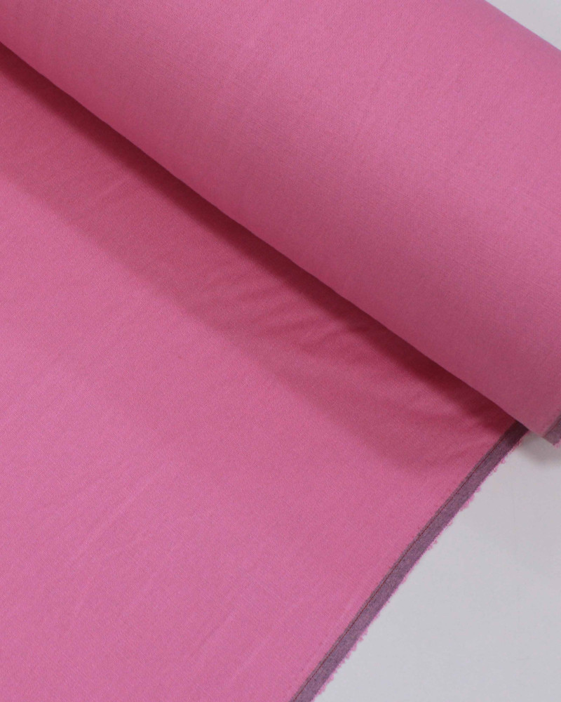 Tecido Linho Misto Rústico com Elastano Rosa Chiclete