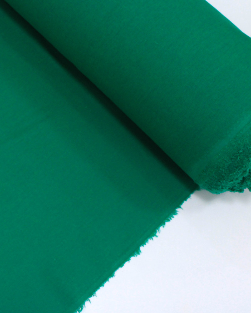 Tecido Linho Misto Rústico com Elastano Verde Bandeira