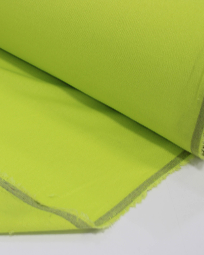 Tecido Linho Misto Rústico com Elastano Amarelo Neon