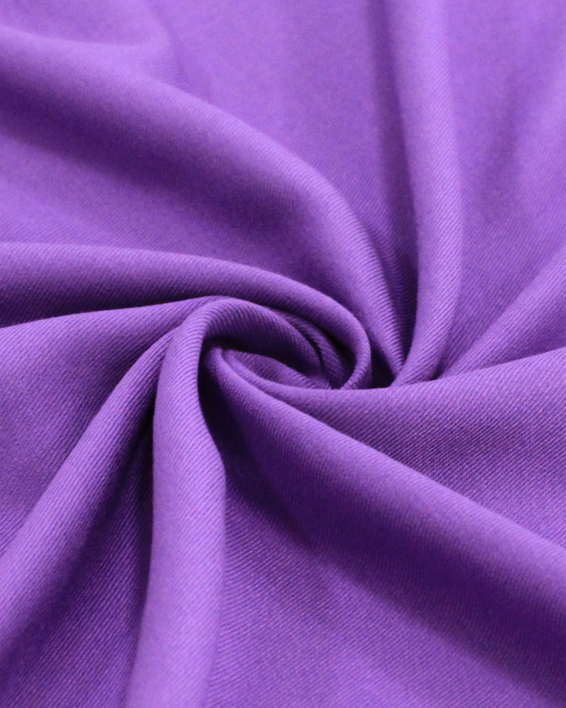 Tecido Viscose Sarjada Lilás Claro