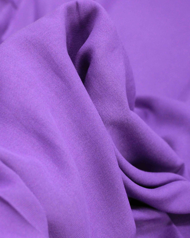 Tecido Viscose Sarjada Lilás Claro