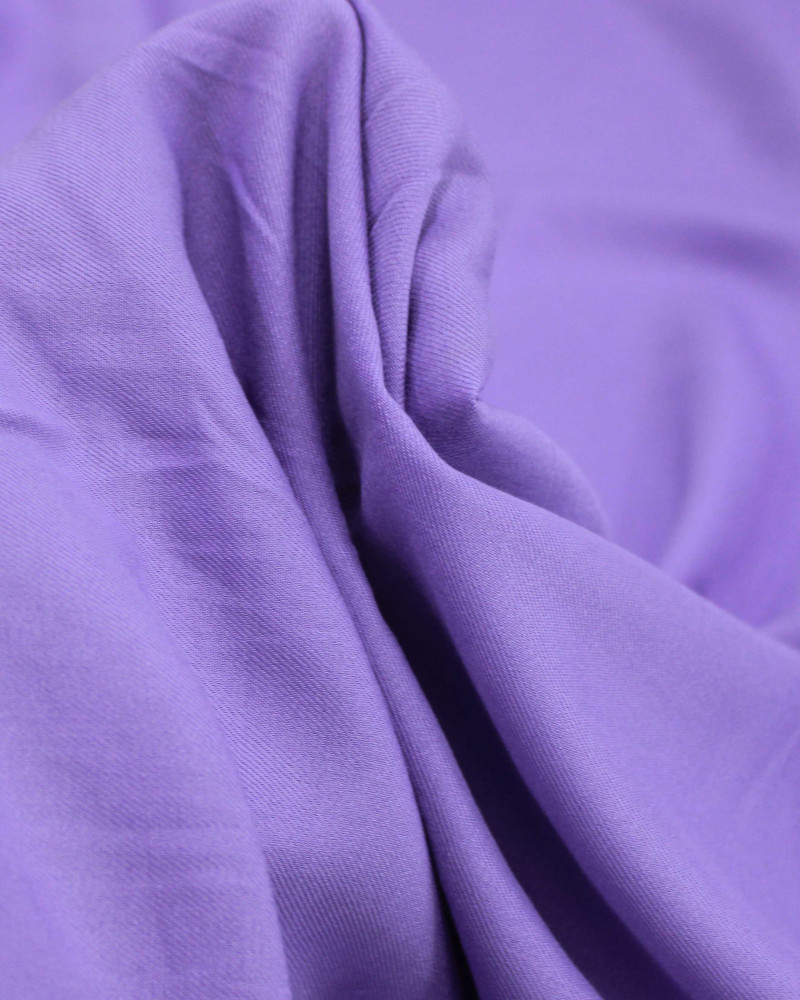 Tecido Viscose Sarjada Lavanda Escuro