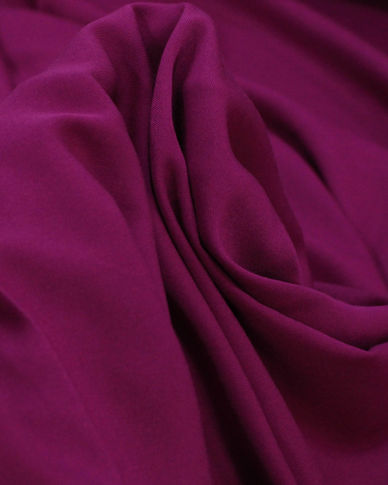 Tecido Viscose Sarjada Roxo Glamour
