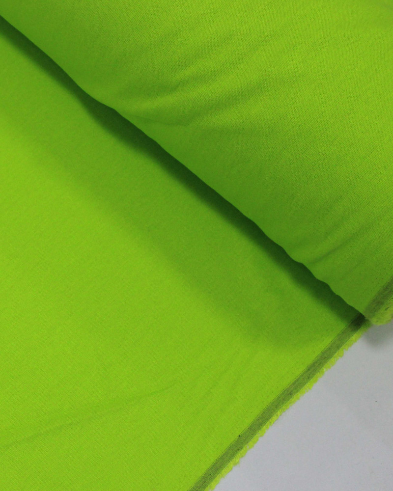 Tecido Linho Misto Rústico com Elastano Verde Neon