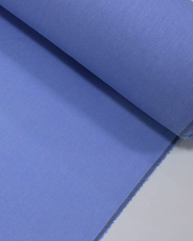 Tecido Linho Misto Rústico com Elastano Azul Céu