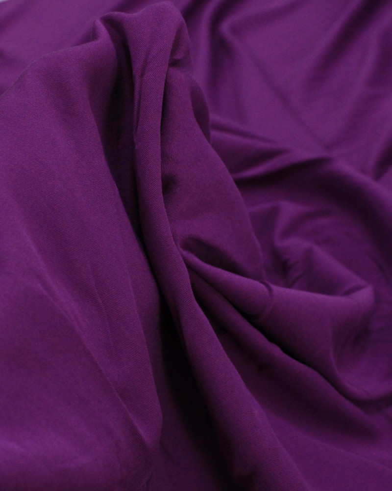 Tecido Viscose Sarjada Roxo
