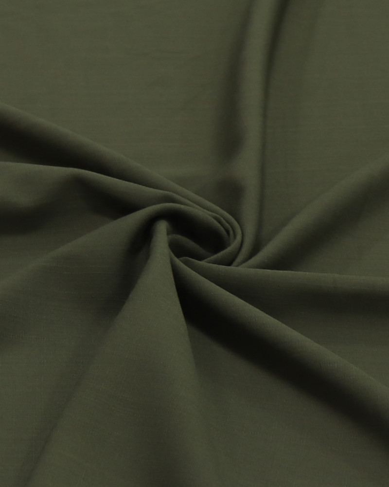 Tecido Viscose Texturizada Verde Militar