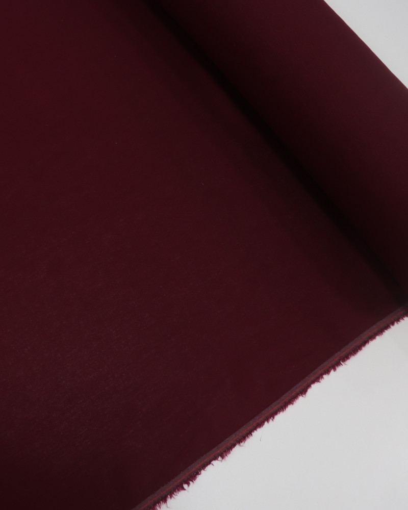 Tecido Linho Misto Rústico Com Elastano Marsala (1.6m)