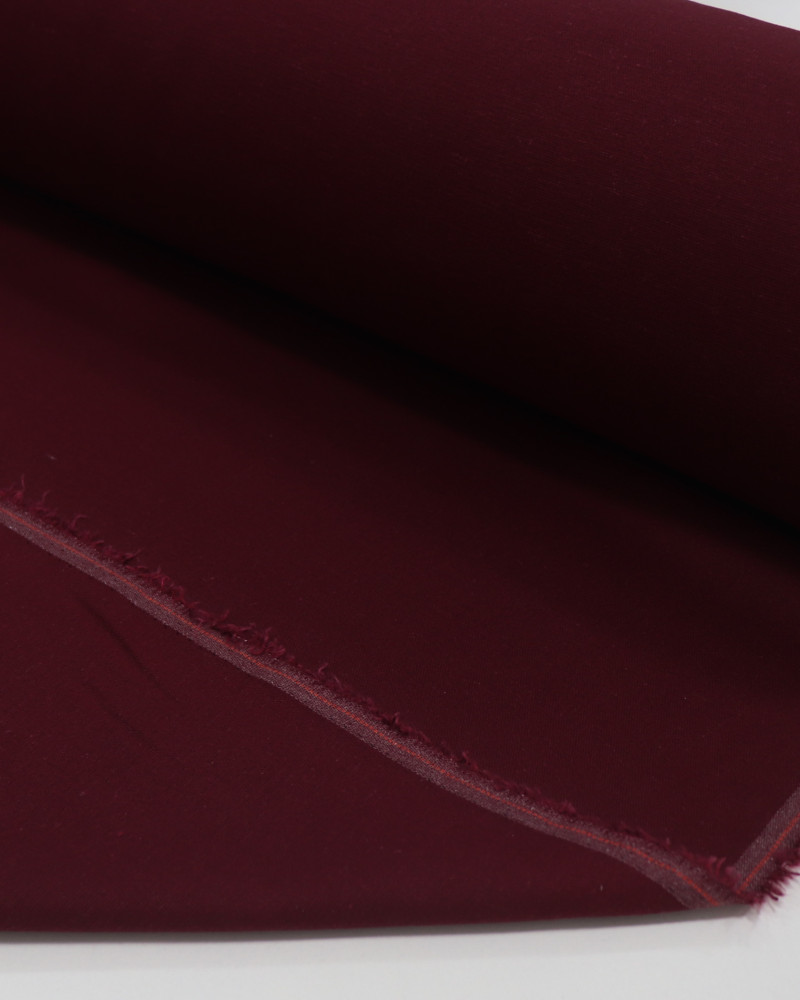 Tecido Linho Misto Rústico Com Elastano Marsala (1.6m)