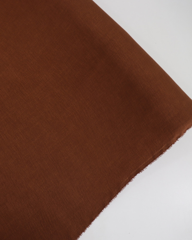 Tecido Crepe Duna Texturizado Marrom