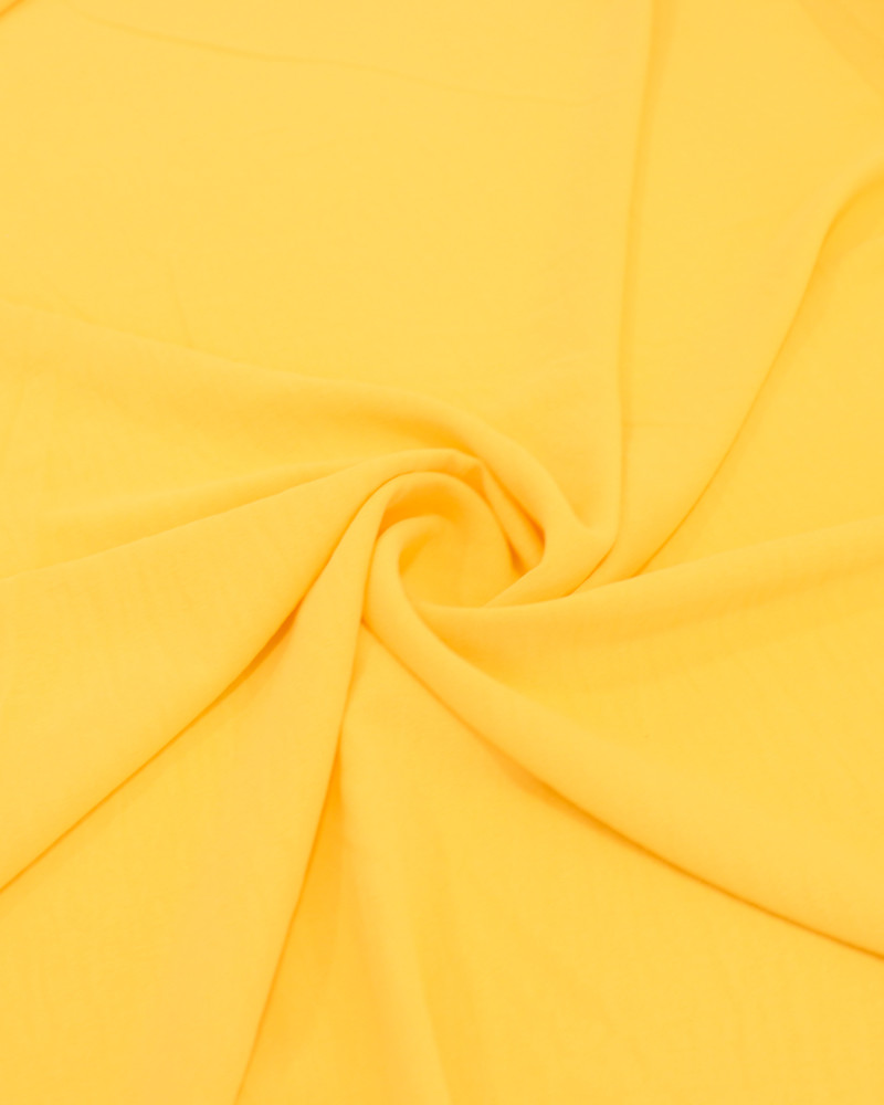 Tecido Crepe Duna Amarelo Sol