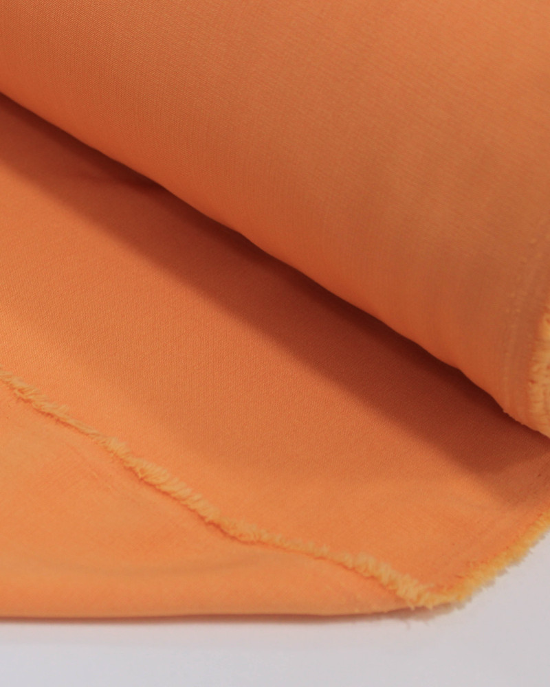 Tecido Crepe Texturizado com Elastano Laranja Claro (0.8m)