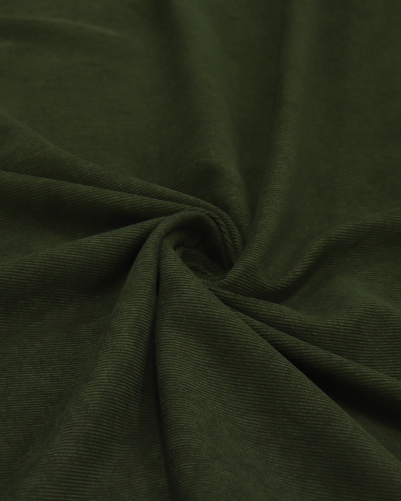 Tecido Veludo Micro Cotelê Verde Militar