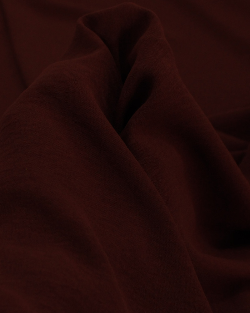 Tecido Crepe Duna Marrom Escuro