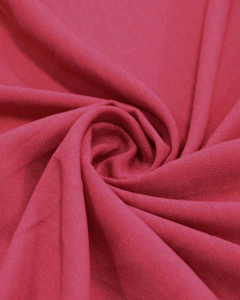 Tecido Crepe Salinas Sarjada Rosa Chiclete