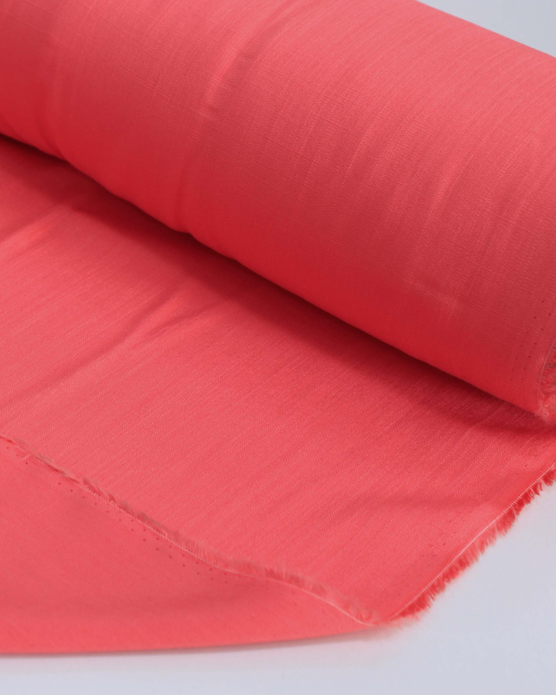 Tecido Viscose Texturizada Coral