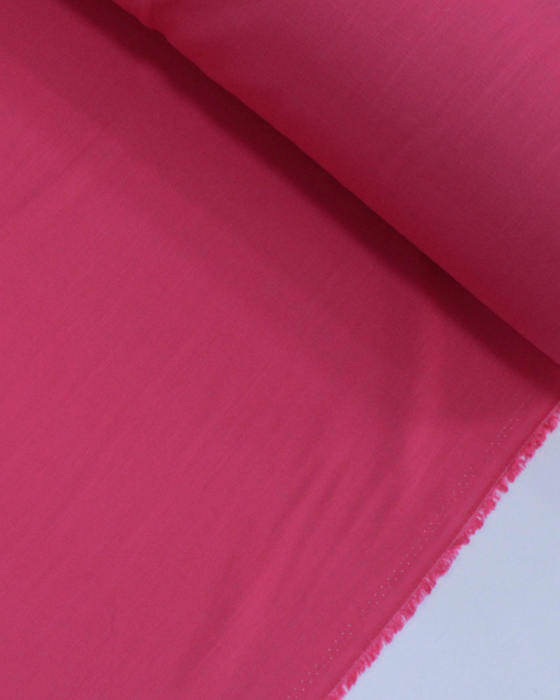 Tecido Viscose Texturizada Rosa Chiclete