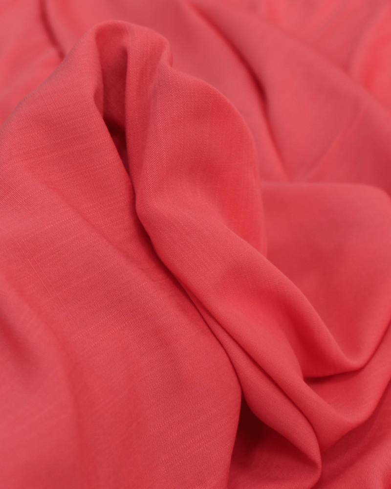 Tecido Viscose Texturizada Coral
