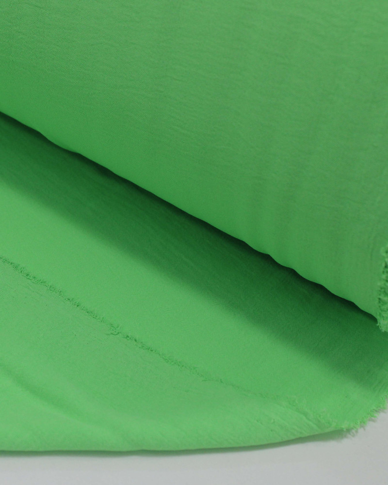 Tecido Crepe Duna Verde Lima