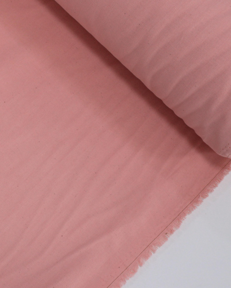 Tecido Linho Misto Rústico com Algodão Rosa Claro