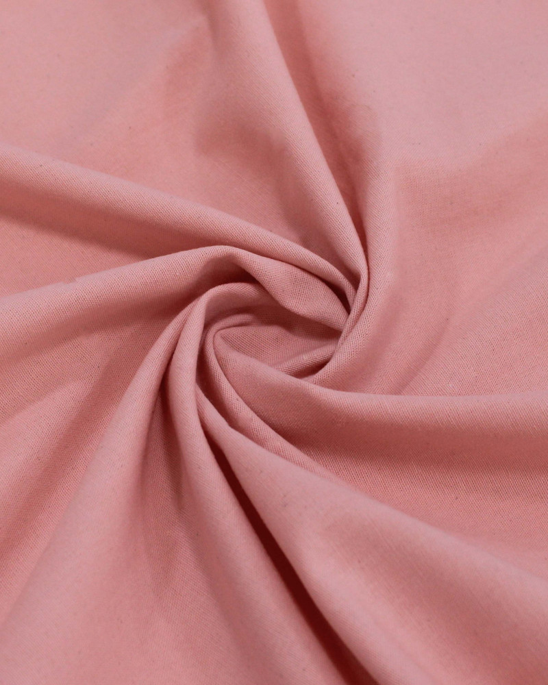 Tecido Linho Misto Rústico com Algodão Rosa Claro