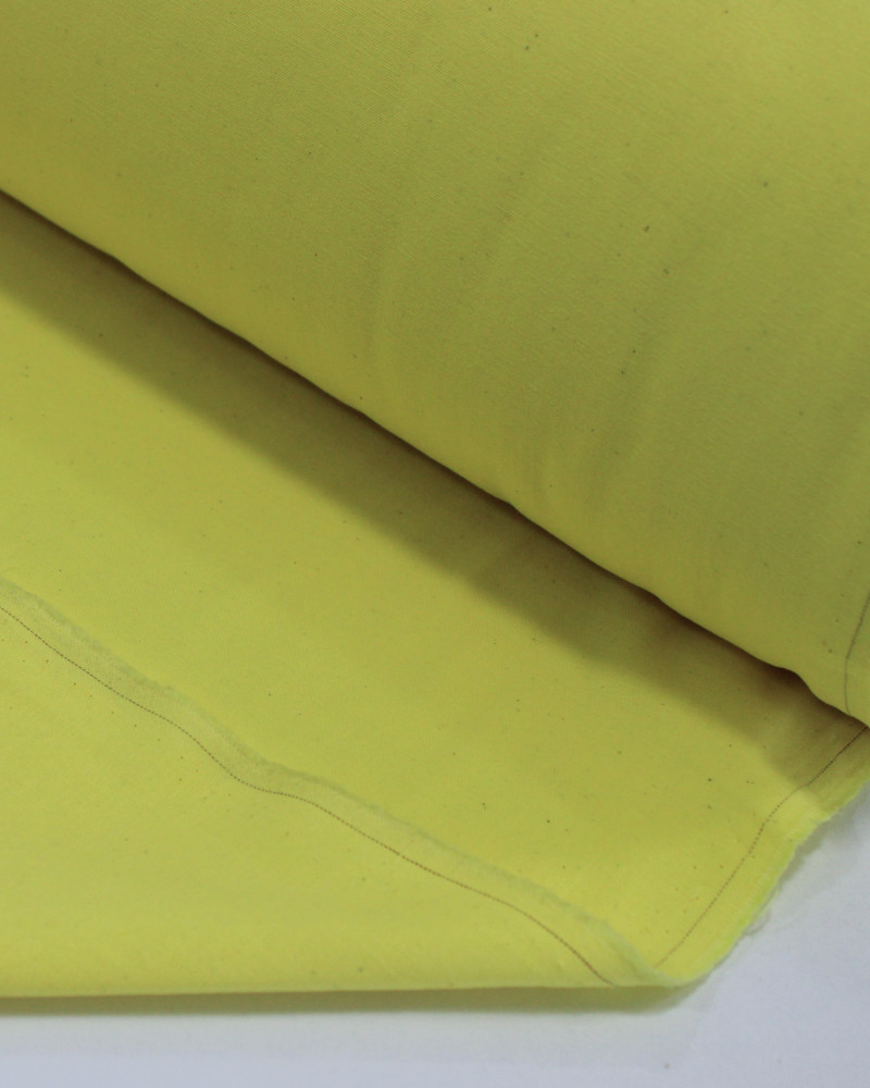 Tecido Linho Misto Rústico com Algodão Amarelo