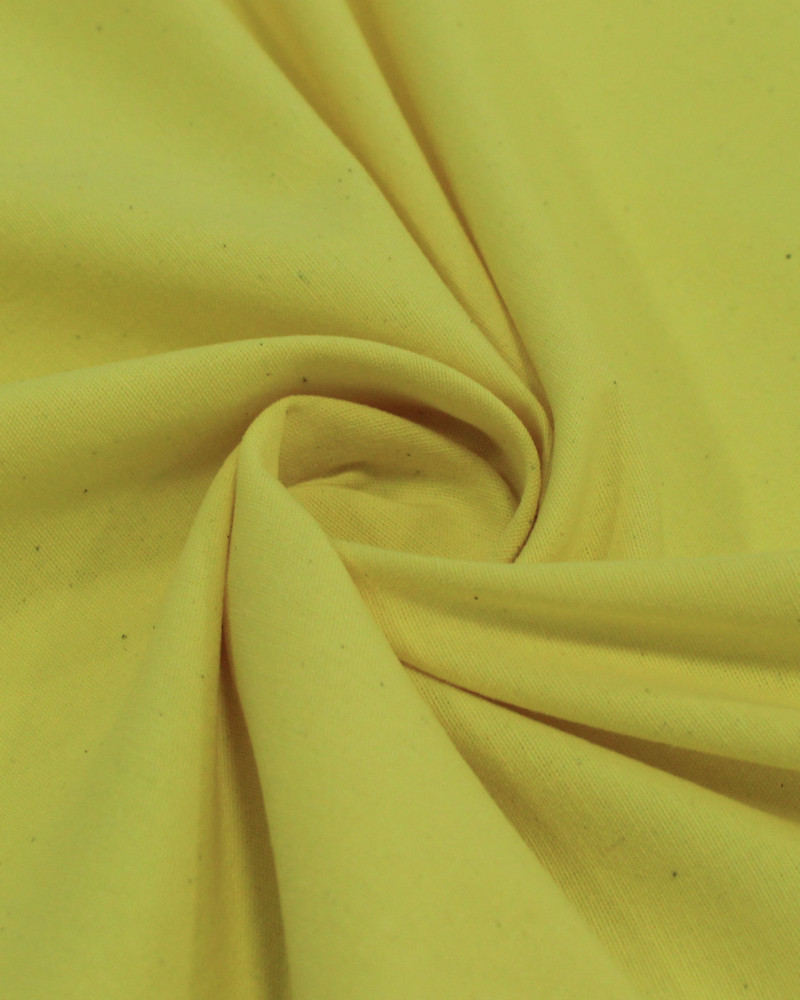 Tecido Linho Misto Rústico com Algodão Amarelo