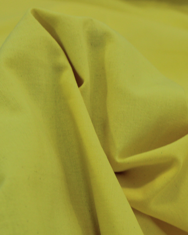 Tecido Linho Misto Rústico com Algodão Amarelo